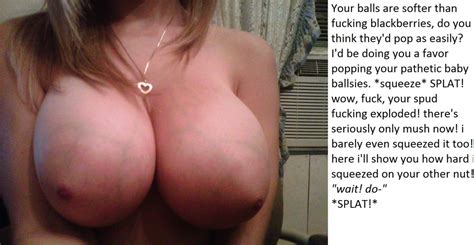 boobs ballbusting captions