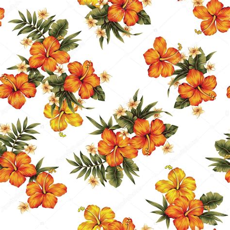 hibiscus flower pattern stock photo image   daicokuebisu