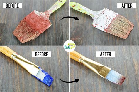 clean paint brushes     popular methods fab