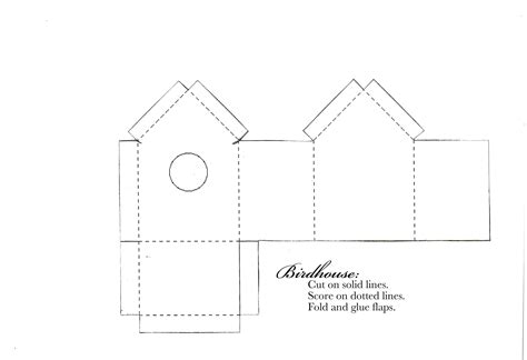 paper house cut  templates images   finder