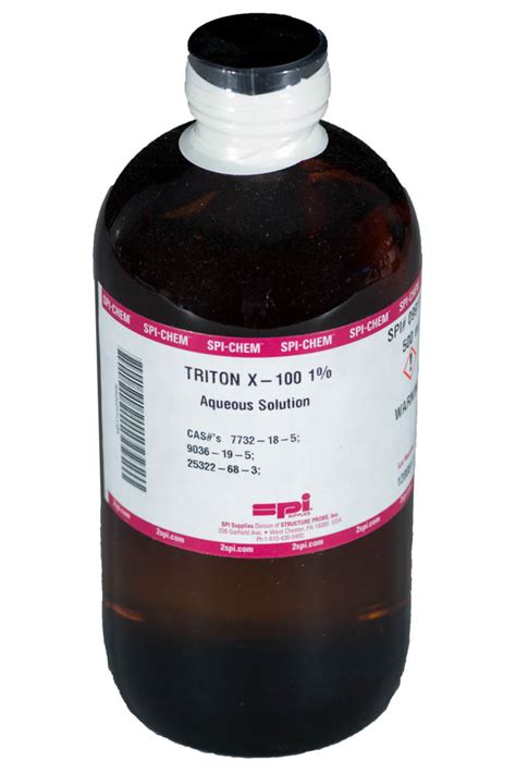 triton  nonionic surfactant octyl phenol ethoxylate ether  aqueous mlcofc