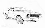 Coloring Pages Cars Camaro Car Printable Chevy Muscle Adult Sheets Kids Drawings Old Color Print Awesome Cool Colouring Books Ss sketch template