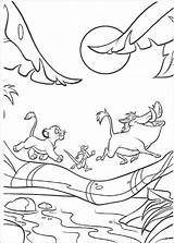 Hakuna Matata Simba Lion sketch template