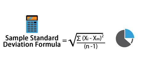 sample standard deviation formula calculation  excel template