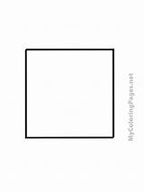 Coloring Square Pages Shapes Print Educational Dot sketch template