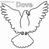 Coloring Dove Sheets Getcolorings sketch template