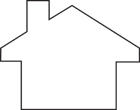 printable house outline clip art library