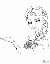 Coloring Elsa Frozen Pages Printable Drawing Dot Paper sketch template