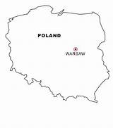 Polonia Cartine Bandera Nazioni Escudo Imprimir Dibujar Landkarten Geografie Colorearrr Sketchite Malvorlage Kategorien sketch template