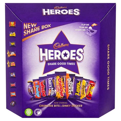 cadbury heroes chocolate share box morrisons