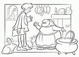 Coloring Nona Strega Pages Anthony Big sketch template