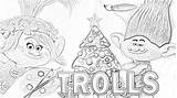 Trolls Coloring Christmas Holiday Pages Dreamworks Filminspector Downloadable Because They Do sketch template