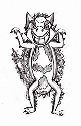 Thorny Devil Coloring Lizard Drawing Sketch Drawingmanuals Tutorial Designlooter Draw 1140 86kb sketch template