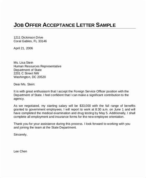 job offer letter template word unique sample fer letter  examples