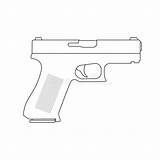 Glock sketch template