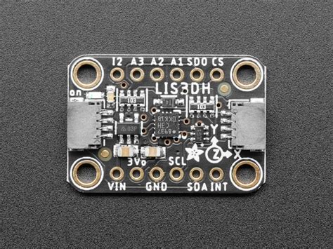 overview adafruit lis3dh triple axis accelerometer breakout