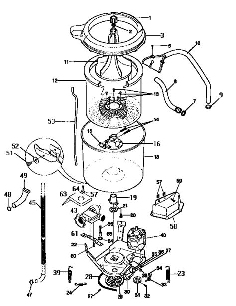 kenmore  washer parts diagram hanenhuusholli