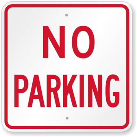 large  parking signs custom stock templates