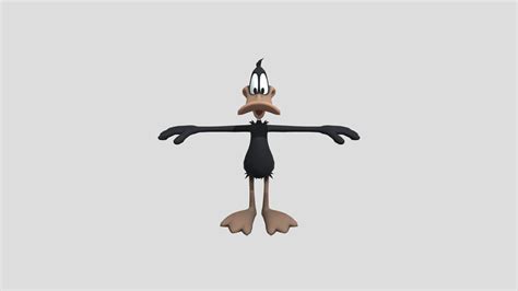 looney tunes world of mayhem daffy duck download free 3d model by