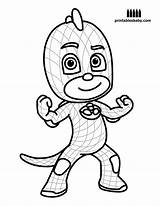 Pj Masks Coloring Pages Mask Gecko Catboy Printable Pokemon Drawing Birthday Colouring Clipart Kids Clipartmag Getcolorings Color Drawings Getdrawings Boys sketch template