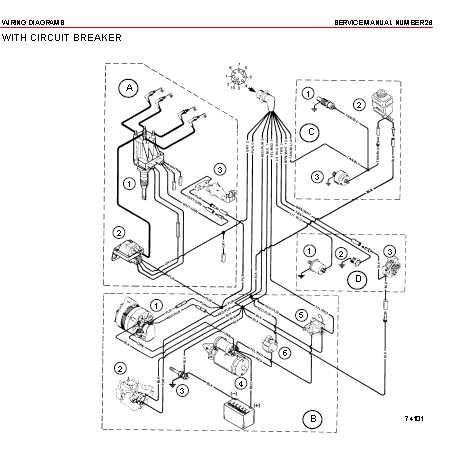 mercruiser  alternator wiring diagram