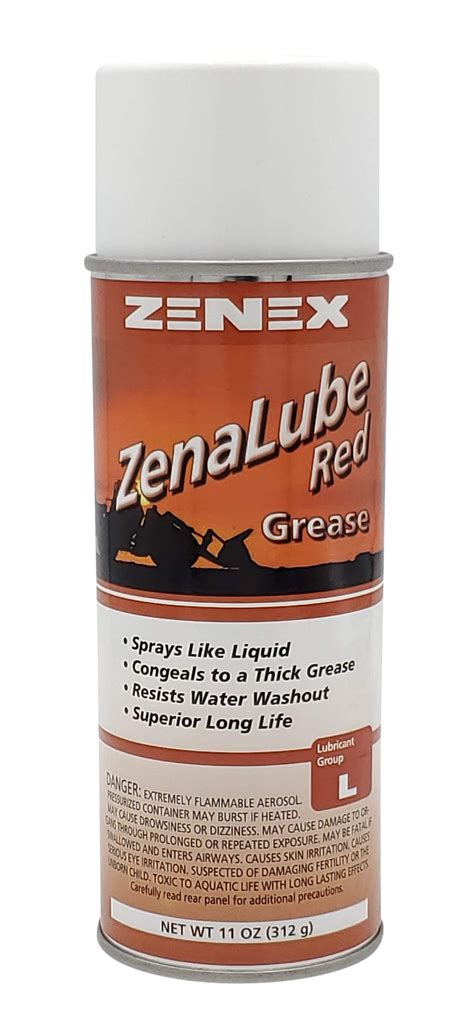 Zenalube Red Professional Red Grease Lubricant – Chem Master