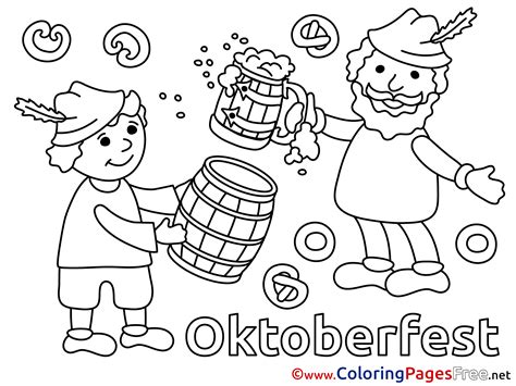 holidays oktoberfest coloring pages printable kinderpagescom