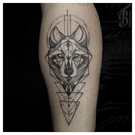 Pin By C Aleb S Ilva On Tattoo Ideas Geometric Wolf Tattoo Forearm