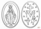 Medal Miraculous Medaglia Disegno Miracolosa Kolorowanka Stampare Madonnina Medale Dzieci Supercoloring Virgen Conception María Laboure sketch template