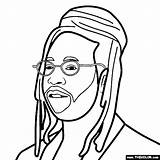 Dababy Chainz Rapper sketch template