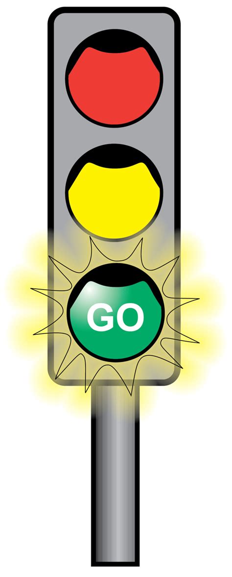 traffic light template clipart