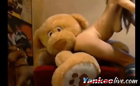 horny girl has sex with her stuffed toy eporner