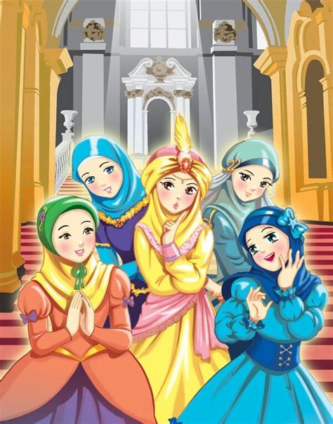 muslim friends group nice infographics di 2019 kartun animasi dan seni anime