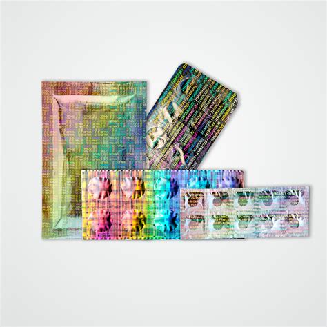 holographic blister foil premium pharma security