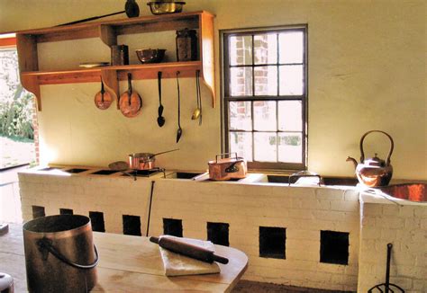 monticello kitchen postcard charlottesville virginia flickr