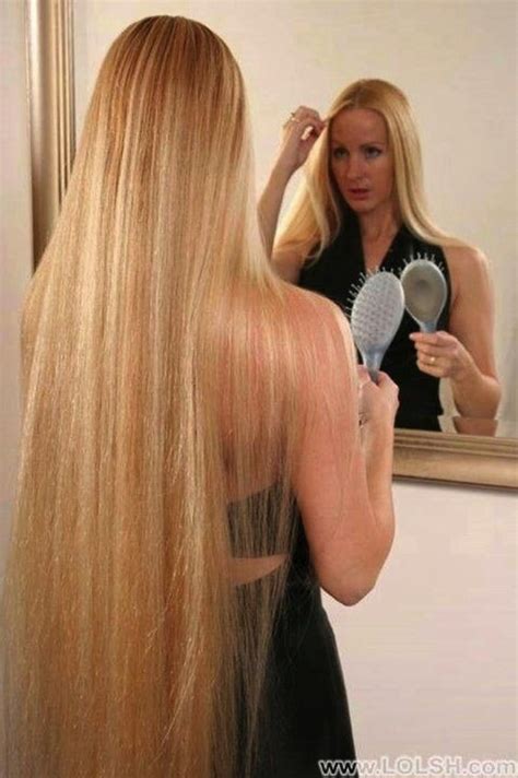 long hair cheveux hyper long hair brush pinterest