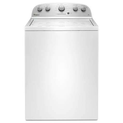 whirlpool  cu ft high efficiency top load washer white  lowescom
