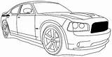Charger Car Daytona Challenger Coloringsky Chargers Coloringpages Coloringbook Onlycoloringpages Lowrider sketch template