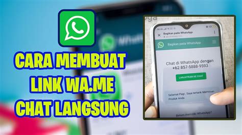 membuat link whatsapp wa
