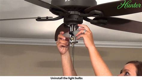 install hunter ceiling fan  light kit  description alqu blog