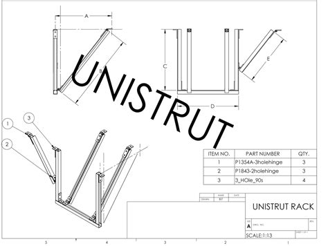 unistrut rack man  pro design llc