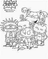 Rugrats Cartoons Coloring Pages Nickelodeon 90s Cartoon Books Characters Colouring Sheets Printable Color Choose Board Activity Man Antman Cast sketch template