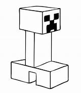 Minecraft Coloring Pages Template Templates Colouring Print Pdf sketch template