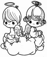 Precious Moments Coloring Pages Praying Getcolorings sketch template