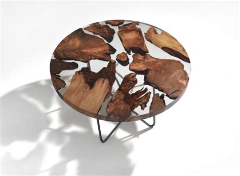 earth table   year  wood floating  resin digsdigs