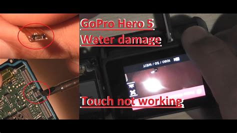 gopro water damage screen repair youtube