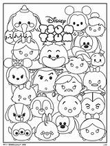 Tsum Disney Coloring Pages Getcolorings Printable Print Drawings sketch template