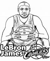 Lebron Coloring James Pages Cleveland Cavaliers Ronaldo Nba Printable Logo Sport Basketball Players Color Player Print Kolorowanki Sports Drawing Colouring sketch template