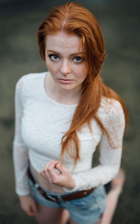 ️ redhead beauty ️ red freckles redheads freckles i love redheads