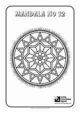 Pages Mandala Coloring Cool Mandalas Print sketch template